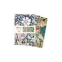 Flame Tree Publishing MIDI Leaves and Flowers MIDI-anteckningsbokset – 3-pack (Kew...
