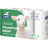 Lambi Hushållspapper Lambi Classic 2-lagers L12.33 m Svanenmärkt v...