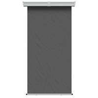 vidaXL Balkongsidomarkis 100% polyester, järn, stål