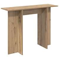 vidaXL Konsolbord Artisan-ek 100 x 30 x 75 cm Konstruerat trä