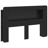 vidaXL Sänggavelsskåp med lagring Konstruerat trä