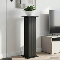 vidaXL Växtställ 2 pcs Svart 30,5 x 30 x 100,5 cm Konstruerat trä