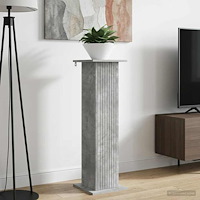 vidaXL Växtställ Betonggrå 30,5 x 30 x 100,5 cm Konstruerat trä