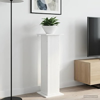 vidaXL Växtställ 2 pcs Vit högglans 30,5 x 30 x 100,5 cm