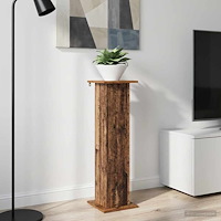 vidaXL Växtställ Gammalt trä 30,5 x 30 x 100,5 cm Konstruerat trä