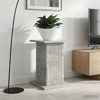 vidaXL Växtställ Betonggrå 30,5 x 30 x 43 cm Konstruerat trä