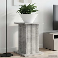 vidaXL Växtställ 2 pcs Betonggrå 30,5 x 30 x 43 cm Konstruerat trä