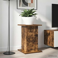 vidaXL Växtställ 2 pcs Rökt ek 30,5 x 30 x 43 cm Konstruerat trä