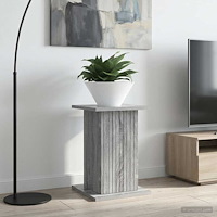 vidaXL Växtställ Grå sonoma-ek 30,5 x 30 x 43 cm Konstruerat trä