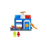 Hot Wheels Hot Wheels City Polistornet i centrum, Set med fordon och ba...