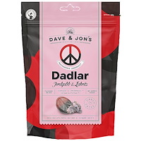 DAVE & JON'S Dadlar Peacemärke Jordgubb Lakrits 125g