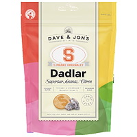 DAVE & JON'S Dadlar S-märke Supersur Ananas Citron 125g