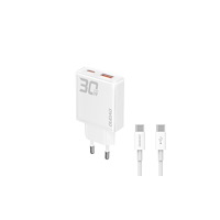 Dudao Gain Dudao A30EUT 30W USB-A / USB-C laidinis įkroviklis + US...