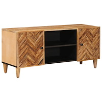 vidaXL Förvaringsskåp Brun 105 x 33,5 x 46 cm Massivt mangoträ