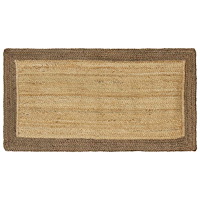 vidaXL Områdesmattor Grå 60 x 110 cm Jute