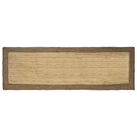 vidaXL Områdesmattor Grå 80 x 200 cm Jute