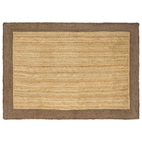 vidaXL Områdesmattor Grå 140 x 200 cm Jute