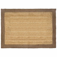 vidaXL Områdesmattor Grå 240 x 340 cm Jute