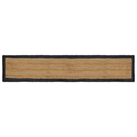 vidaXL Områdesmattor Mörkgrå 80 x 400 cm Jute