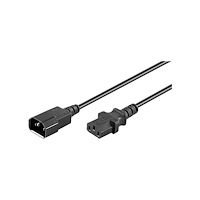 WENTRONIC GMBH goobay - förlängningskabel för ström - IEC 60320 C14 till power IEC 60320 C13 - 3 m