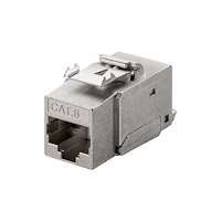 Goobay Goobay 90863, Platt, Silver, RJ-45, IDC, Honkoppling, 10GBas...