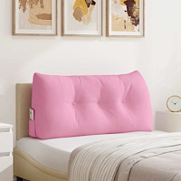 vidaXL Ryggkudde Rosa 100 x 24 x 50 cm tyg