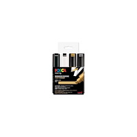 POSCA POSCA PC-8K färgpenna-set, bred spets, 4 st., guld, silver,...