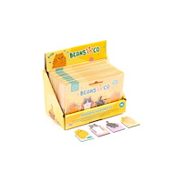 Puckator Magnetiskt Bokmärkesset med 4 bokmärken Beans & Co Cats Katt - Display med 24 st