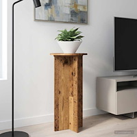 vidaXL Växtställ 2 pcs Gammalt trä 40 x 40 x 80 cm Konstruerat trä