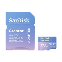 SANDISK SanDisk Creator - flash-minneskort - 128 GB - mikroSDXC UHS-I