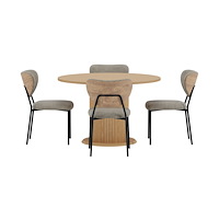 Venture Home Reko Matbord med Butterfly Stolarna