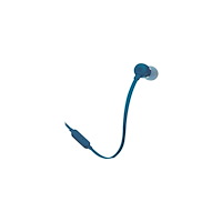 JBL JBL T110 - hörlurar med mikrofon - 3,5 mm kontakt