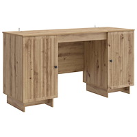 vidaXL Skrivbord Artisan-ek Konstruerat trä 142,5 x 50 x 75 cm