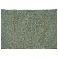 vidaXL Områdesmattor Olivgrön 120 x 170 cm Jute