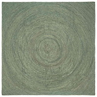vidaXL Områdesmattor Olivgrön 200 x 200 cm Jute