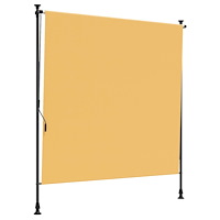 vidaXL Utomhus rullgardin Sand 120 x 270 cm