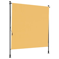 vidaXL Utomhus rullgardin Sand 150 x 270 cm