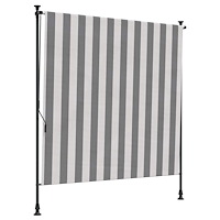vidaXL Utomhus rullgardin Antracit och vitt 200 x 270 cm