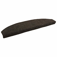 vidaXL Självhäftande trappmattor 15 pcs Mörkbrun 80 x 24,5 x 3,5 cm