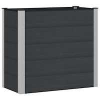 vidaXL Upphöjd odlingslåda Svart 100 x 50 x 91 cm