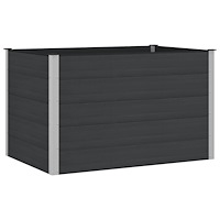 vidaXL Upphöjd odlingslåda Svart 150 x 100 x 91 cm
