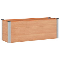 vidaXL Upphöjd odlingslåda Brun 150 x 50 x 54 cm