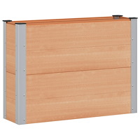 vidaXL Upphöjd odlingslåda Brun 100 x 30 x 72 cm