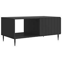 vidaXL Kaffeebord Svart 90 x 50 x 40 cm Konstruerat trä