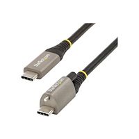StarTech.com StarTech 50 cm toppskruvlåsande USB C-kabel 10 Gbit/s - USB 3.1/3.2 Gen 2 Type-C kabel - 100W (5A) Power Delivery-laddni...