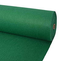 vidaXL Matta Enfärgad Grön 1,2 x 12 m Polyester