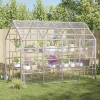 vidaXL Växtskydd Transparent 5 × 3,5 m PVC
