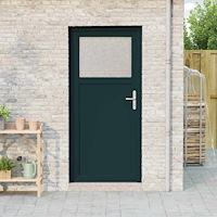 vidaXL Sidentré Dörr Antracit 98 x 198 cm PVC
