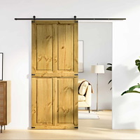 vidaXL Ladugårdsdörr Corona HonungsBrun 90 x 210 cm Massiv furu