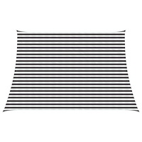 vidaXL Solsätt segel Antracit och vitt 4 / 5 x 3 m HDPE